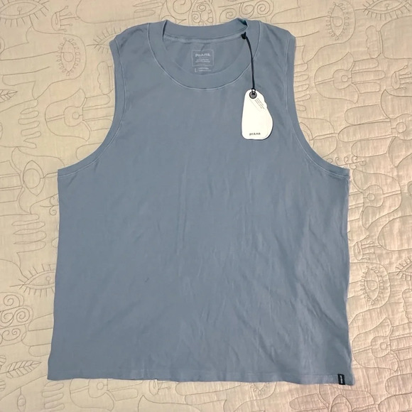 NWT Everyday Vintage Washed Tank Size L High Tide Blue - Picture 3 of 6